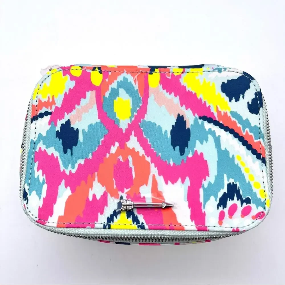 Stella & Dot Travel Jewelry Case Multi Ikat - New in Original Packaging
